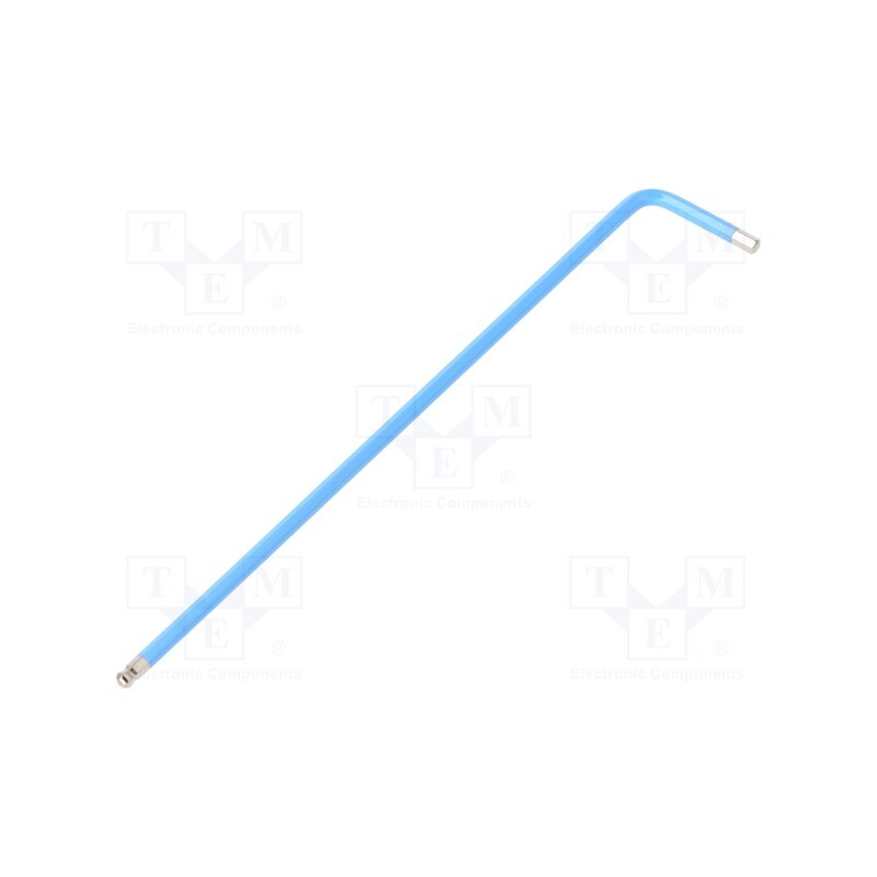 1 pcs x WIHA - 41895 - Wrench, hex key,spherical, HEX 2mm, Overall len: 101mm