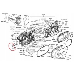 Seal, front shaft exit, Kymco MXU 700