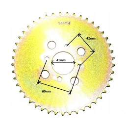 45T rear sprocket 428h full bashan for quad