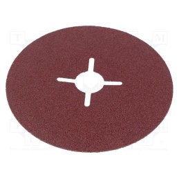 1 pcs x 3M - 982C 125X22MM P 80 - Wheel, Ø: 125mm, Øhole: 22mm, fiber, Granularity: 80