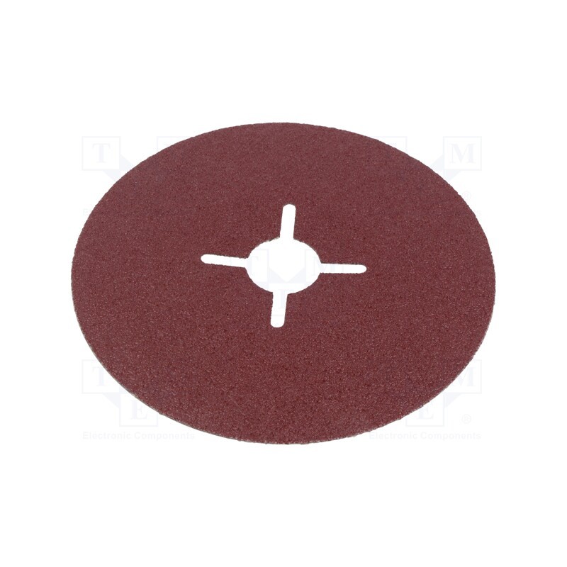 1 pcs x 3M - 982C 125X22MM P 80 - Wheel, Ø: 125mm, Øhole: 22mm, fiber, Granularity: 80