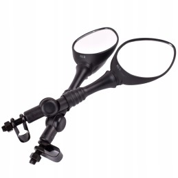 Articulated, adjustable, adjustable mirrors for quad ATV