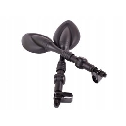 Articulated, adjustable, adjustable mirrors for quad ATV