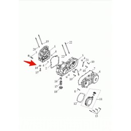 Oil drain plug washer lucky star 300 450 original