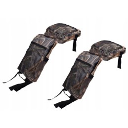 Camouflage textile bag for the fender of a quad ATV