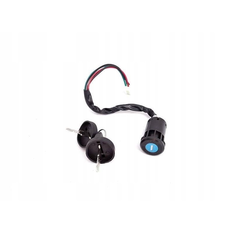 Four-pin ATV ignition switch for a quad bike