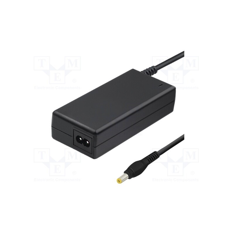 1 pcs x QOLTEC - 51500 - Power supply: switched-mode, 19VDC, 4.74A, Out: 4,8-4,2/1,7, 90W