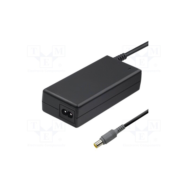 1 pcs x QOLTEC - 50093 - Power supply: switched-mode, 20VDC, 4.5A, Out: 7,9/5,5 CENTERPIN