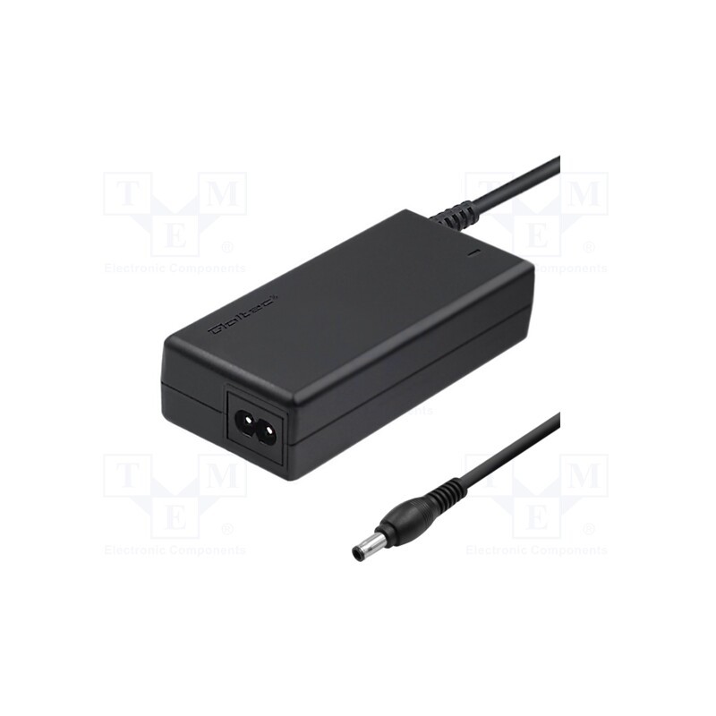 1 pcs x QOLTEC - 50089 - Power supply: switched-mode, 19VDC, 4.7A, Out: 5,5/3,5 CENTERPIN