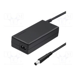 1 pcs x QOLTEC - 50084 - Power supply: switched-mode, 18.5VDC, 4.9A, 90W, for notebooks