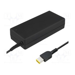 1 pcs x QOLTEC - 50054 - Power supply: switched-mode, 20VDC, 4.5A, Out: Slim tip+pin, 90W