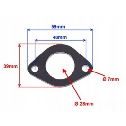 Carburetor gasket washer PZ30 ATV 200 250 Loncin