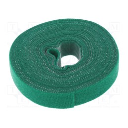 1 rol x LOGILINK - KAB0054 - Hook and loop fastener, L: 4m, W: 16mm, green, reel