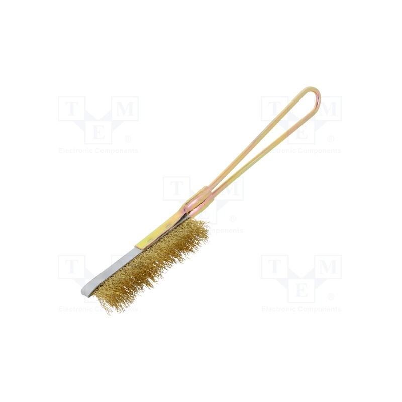 1 pcs x PG MINI - 496.85 - Brush, wire, brass, metal, 235mm