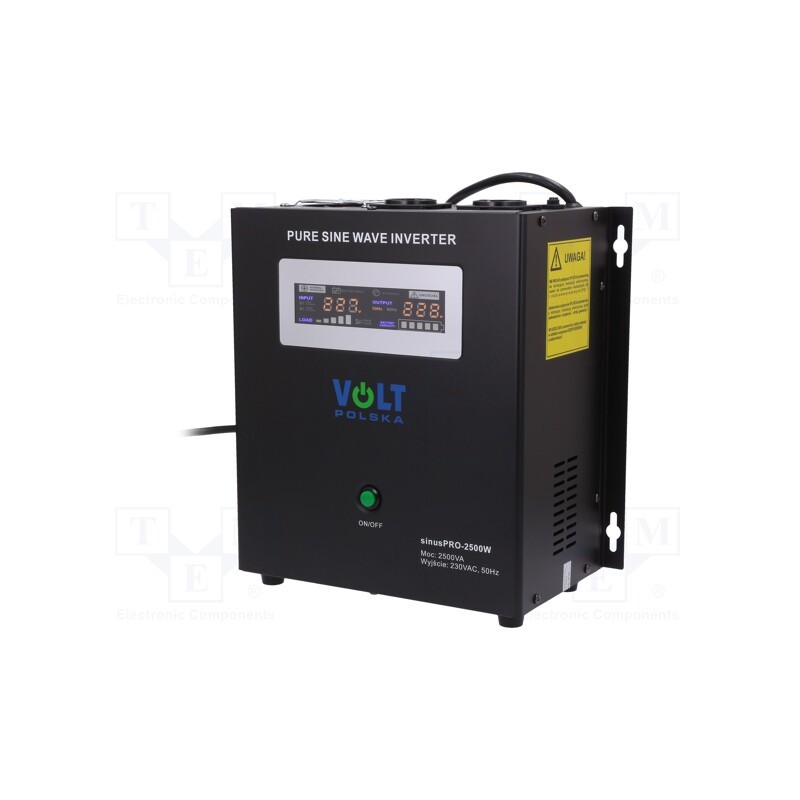 1 pcs x VOLT POLSKA - 3SP250024W - Converter: DC/AC, 1.8kW, Uout: 230VAC, Out: mains 230V, 0÷40°C, 24V