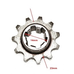 Front sprocket for the T8F pocket gear, 11 teeth