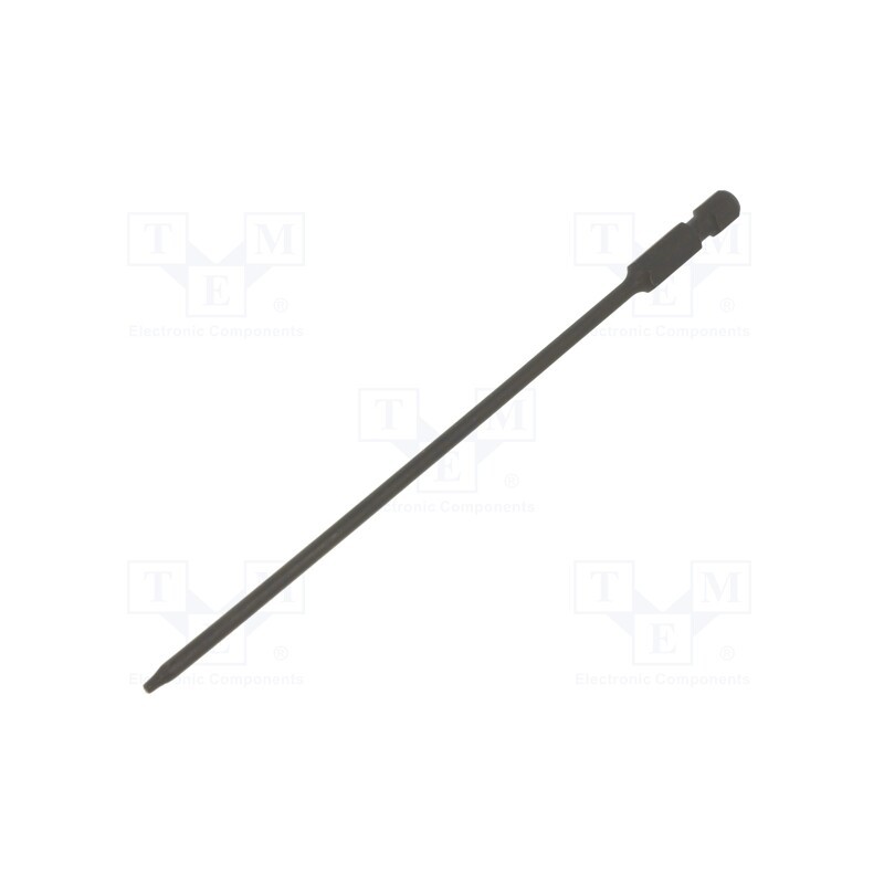 1 pcs x KING TONY - 711508T - Screwdriver bit, Torx®, TX08, Overall len: 150mm