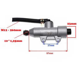 Rear brake master cylinder for quad atv bashan 200