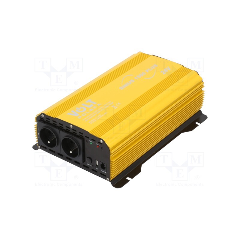 1 pcs x VOLT POLSKA - 3SIR150024 - Converter: DC/AC, 1000W, Uout: 230VAC, 21÷28VDC, Ppeak: 1500W, 24V