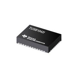1 pcs : TUSB1042IRNQT - USB Interface IC 10-Gbps USB Type-C 2:1 linear redriver switch 40-WQFN -40 to 85