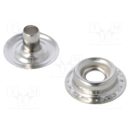 1 pcg x STATICTEC - STW1610 - Male press stud, ESD, 10pcs, Application: designed for ESD mats