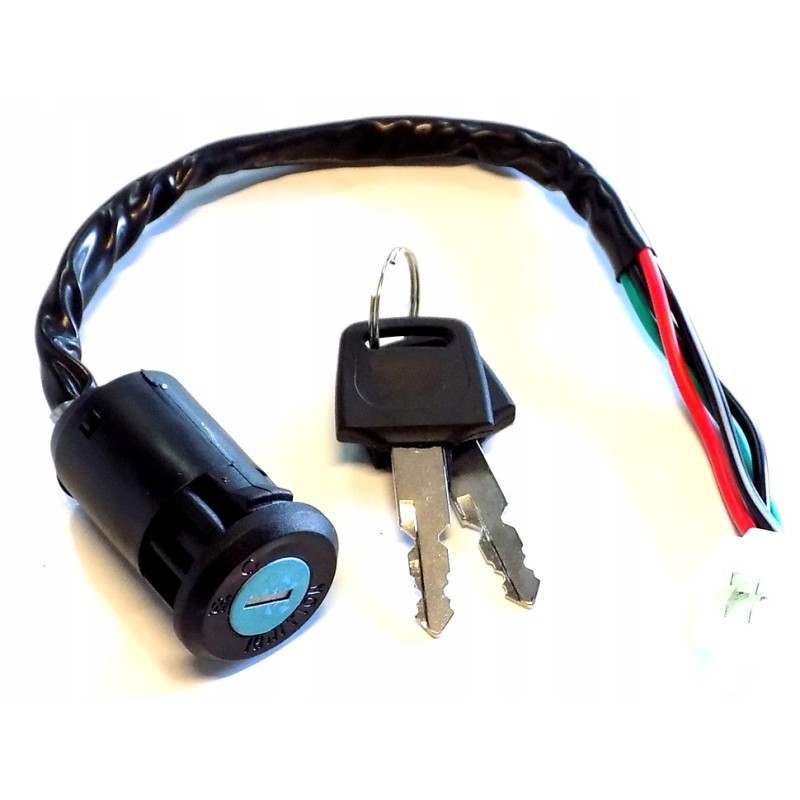 Ignition lock, keys, quad atv, men's cube