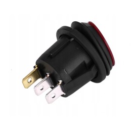 Universal waterproof switch, red