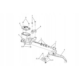 Polaris Sportsman Scrambler 2203056 brake master cylinder cover bolts