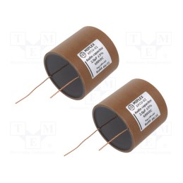 2 pcs x MIFLEX - KPCU02H520J - Capacitor: copper-polypropylene-paper, 2uF, 600VDC, ±5%, Ø76x70mm