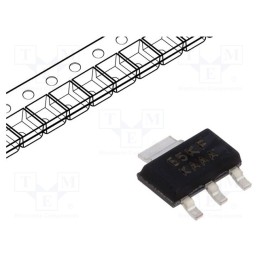 1 pcs x TEXAS INSTRUMENTS - LM2936MP-5.0/NOPB - IC: voltage regulator, LDO,fixed, 5V, 0.05A, SOT223, SMD,