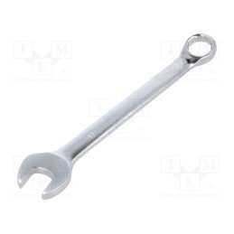 1 pcs x PG TOOLS - PGT109 - Wrench, combination spanner, 17mm, Chrom-vanadium steel, satin