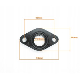 Ebonite O-ring gasket for the intake manifold GY6 4T