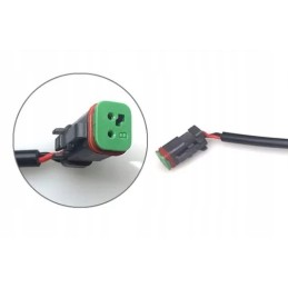 Electrical cables for a LED lamp with a relay