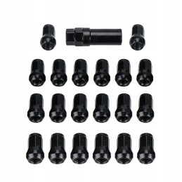 Black conical nuts for Polaris RZR1000, M12 thread