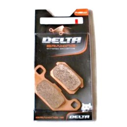 Left rear brake pads from Delta Linhai