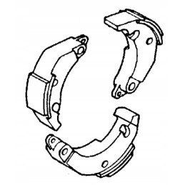 Centrifugal clutch shoe kymco mxu 300 300r 1 pc 22530 lba7 900