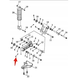 Kalamitka lucky star suspension, wishbone link, original