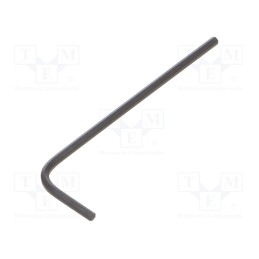 5 pcs x BETA - 960415 - Wrench, hex key, HEX 1,5mm, 46mm