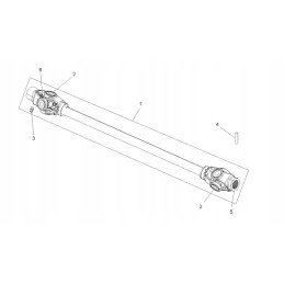 Front drive shaft Polaris Sportsman 550 850 1332925