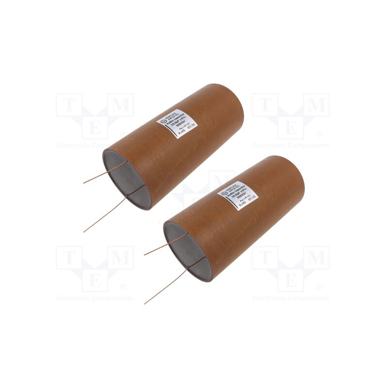 2 pcs x MIFLEX - KPCU02H610J - Capacitor: copper-polypropylene-paper, 10uF, 600VDC, ±5%, THT