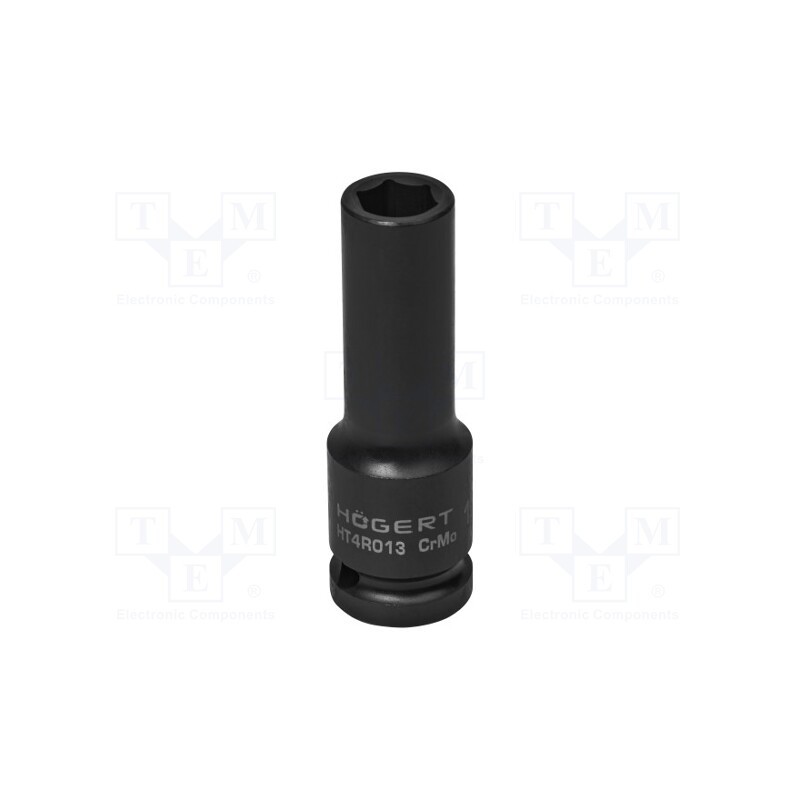 1 pcs x Hu00d6GERT TECHNIK - HT4R013 - Socket, 6-angles,socket spanner,impact, HEX 13mm, 1/2', long