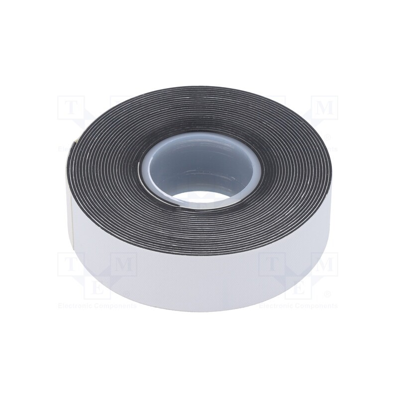 1 rol x SCAPA - TASMA 2547 19MM/3.5M CZARNA - Tape: self-amalgamating, black, 19mm, L: 3.5m, Thk: 0.75mm, 550%