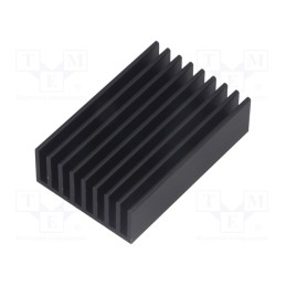 1 pcs x FISCHER ELEKTRONIK - SK 636 50 SA - Heatsink: extruded, grilled, black, L: 50mm, W: 33mm, H: 14mm