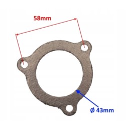 Keeway generic trigger muffler exhaust gasket
