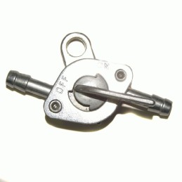 Pass-through fuel tap for ATV Quad Cross