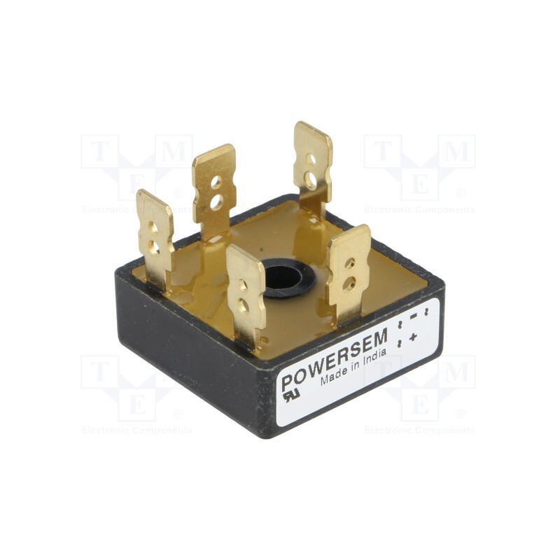 1 pcs x POWERSEM - PSD 25T/12 - Bridge rectifier: three-phase, Urmax: 1200V, If: 25A, Ifsm: 380A