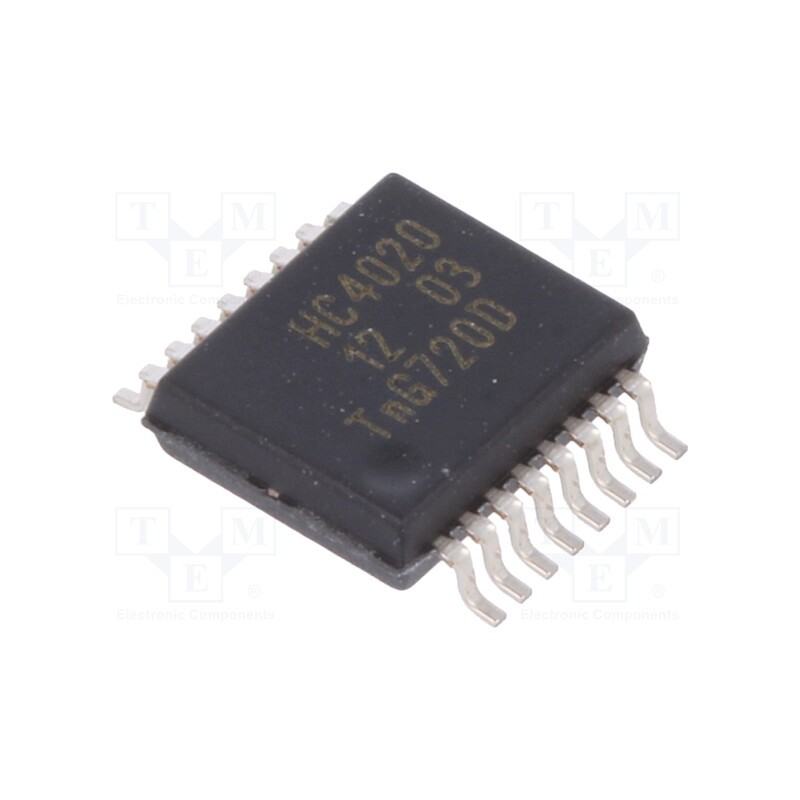 3 pcs x NEXPERIA - 74HC4020DB,112 - IC: digital, 14bit,binary counter, CMOS, SMD, SSOP16, HC, 2÷6VDC