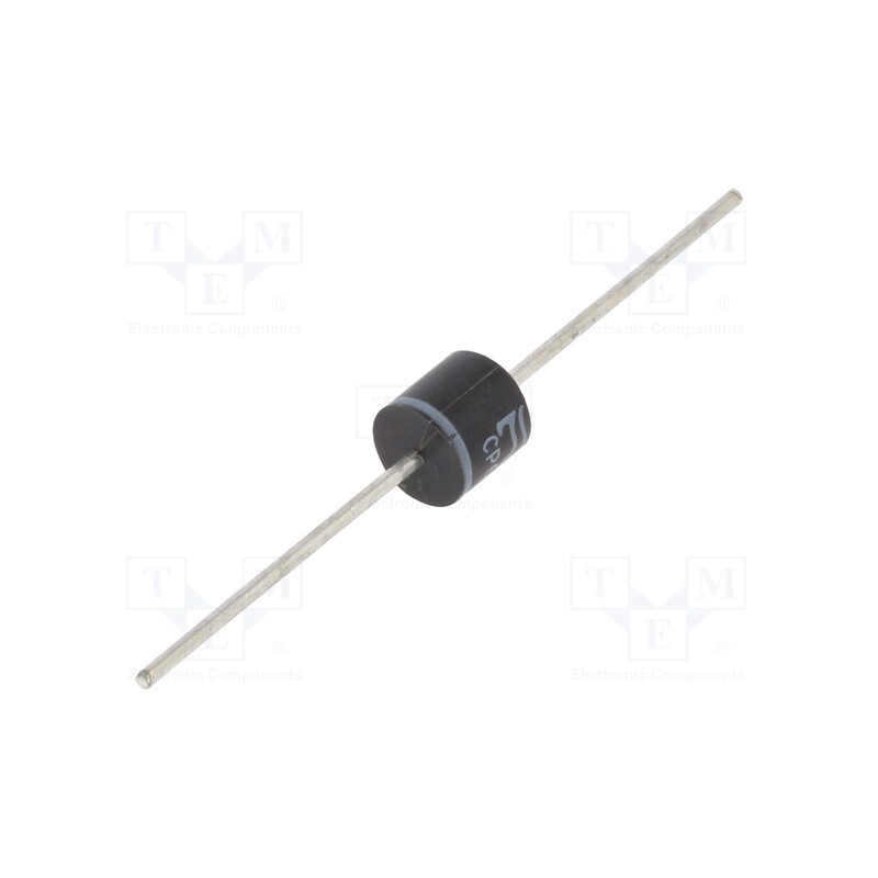 1 pcs x DIOTEC SEMICONDUCTOR - P1200G - Diode: rectifying, THT, 400V, 12A, , Ifsm: 450A, P600, 1.5us
