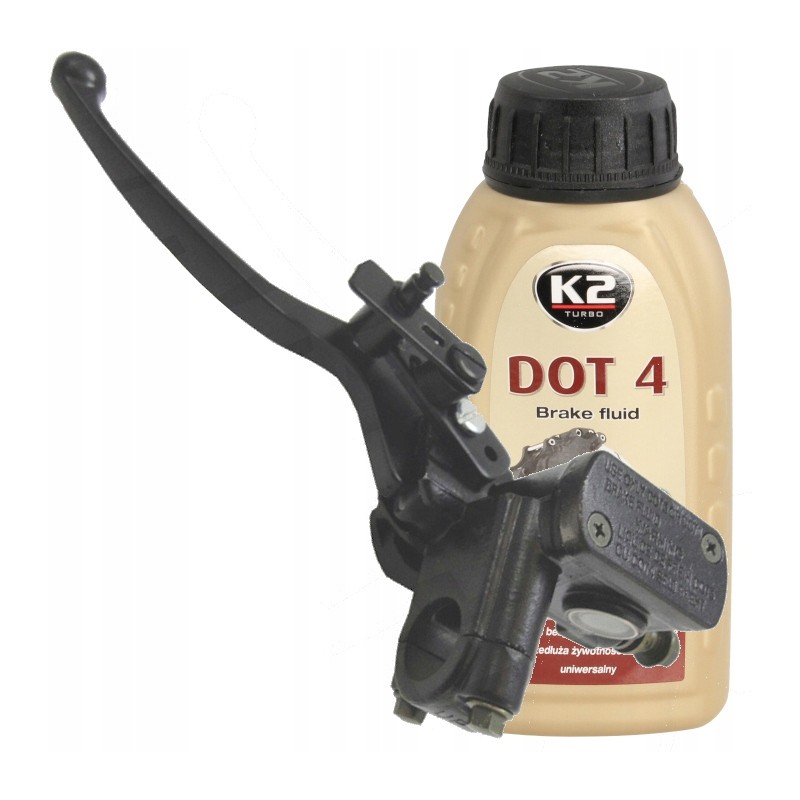 Left rear brake master cylinder fluid dot4 atv quad bashan