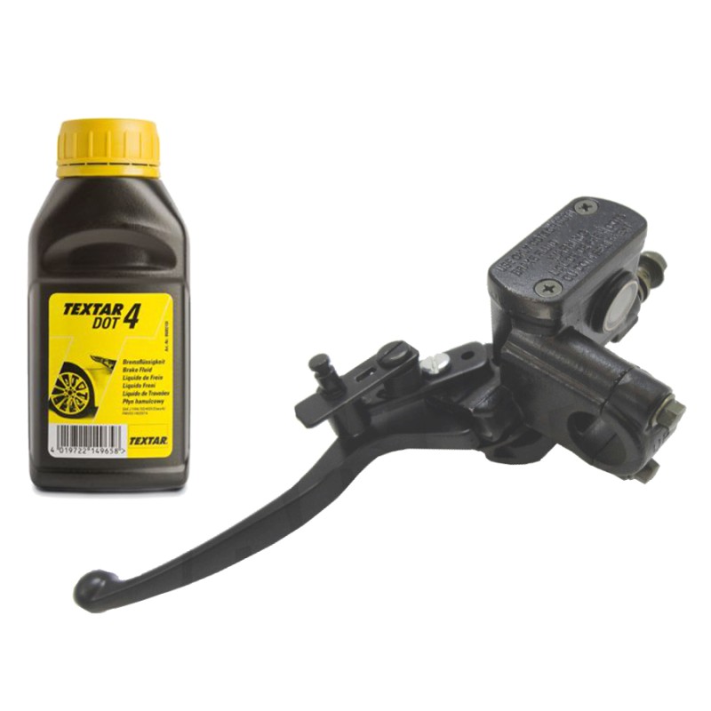 Left rear brake master cylinder fluid dot4 atv quad bashan